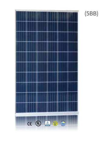  Sunflower -60 系列 多晶黑硅太阳能组件（270-285 Watt）